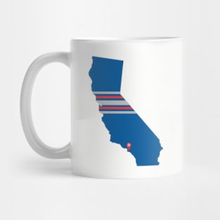 Los Angeles Baseball Mug